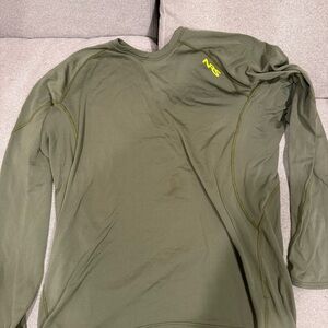NRS Men's Olive Green Long Sleeve Shirt